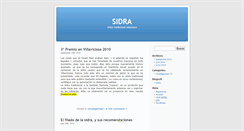 Desktop Screenshot of blog.sidra-villaviciosa.es